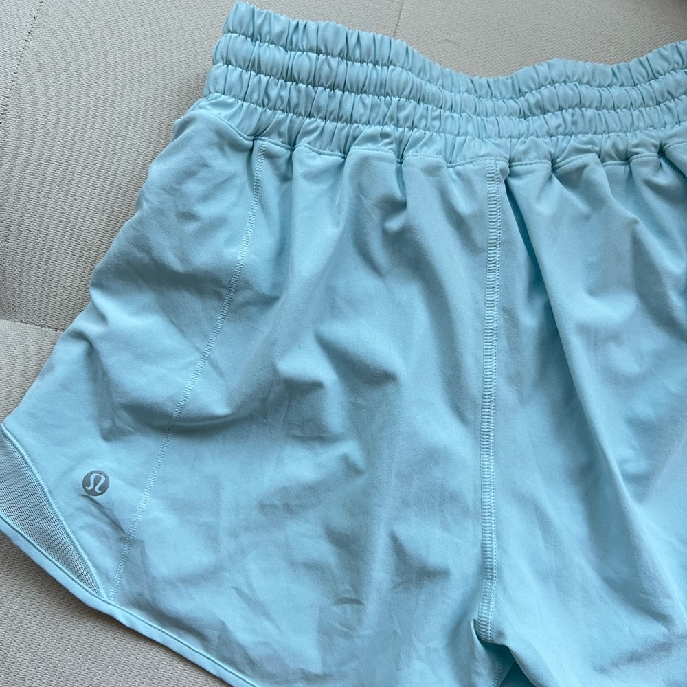 lululemon athletica Women's Light Blue Athletic Shorts